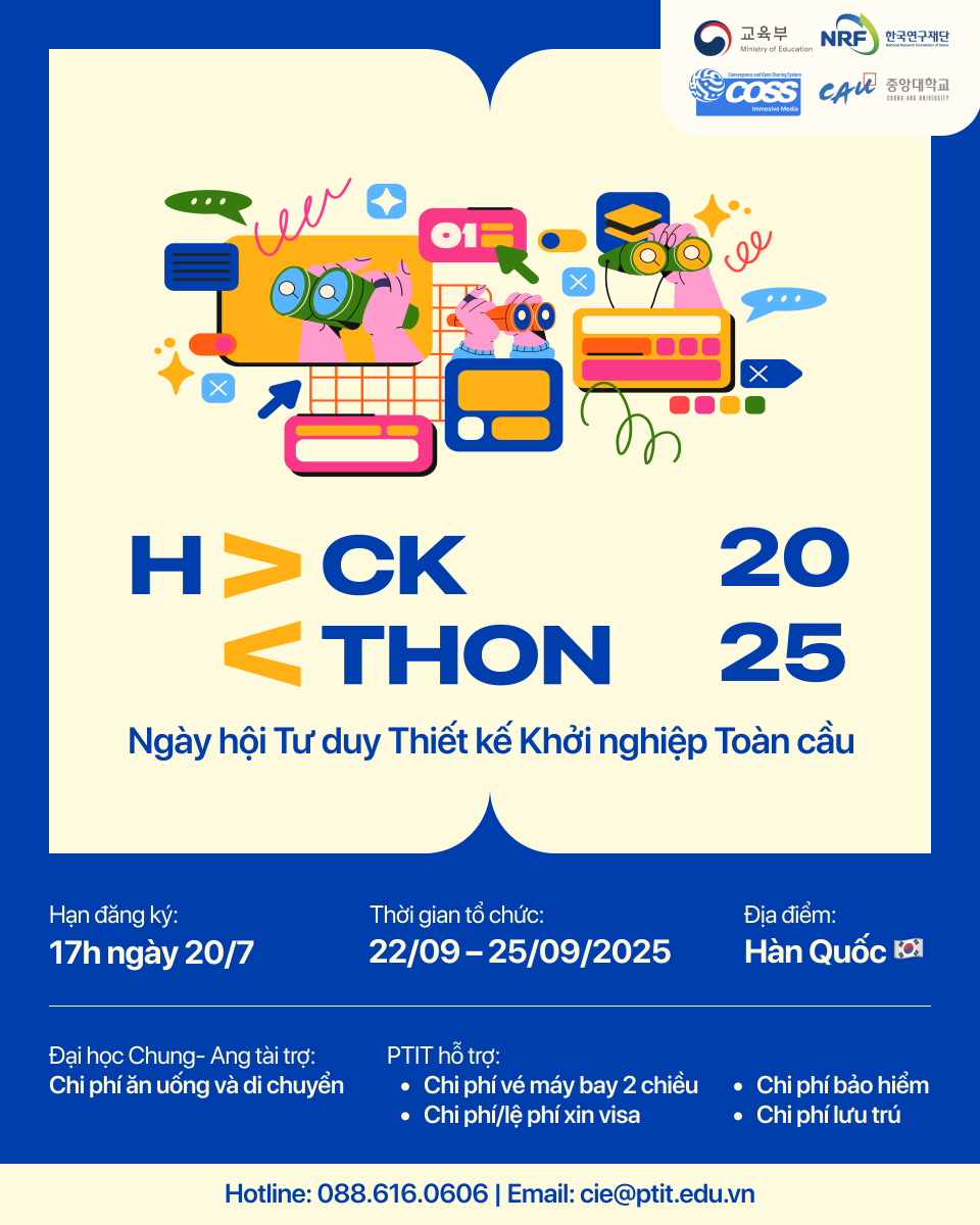 Cuộc thi "2025 Global Start-up Design Thinking Hackathon Day” tại Hàn Quốc